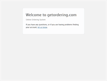 Tablet Screenshot of getordering.com
